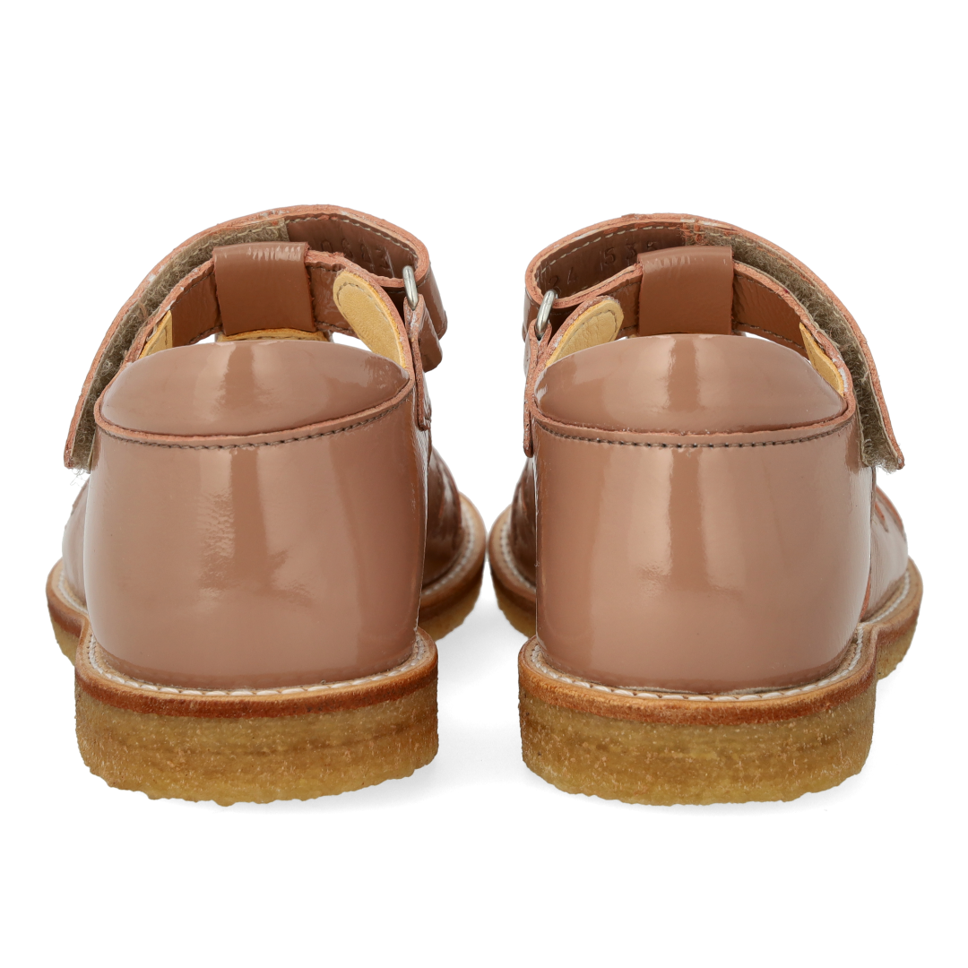 Sandalette mit Tropfen-Detail in funkelndem Glitzer