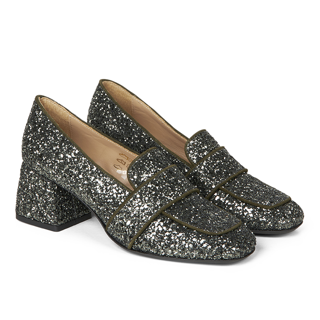 Loafer mit Absatz