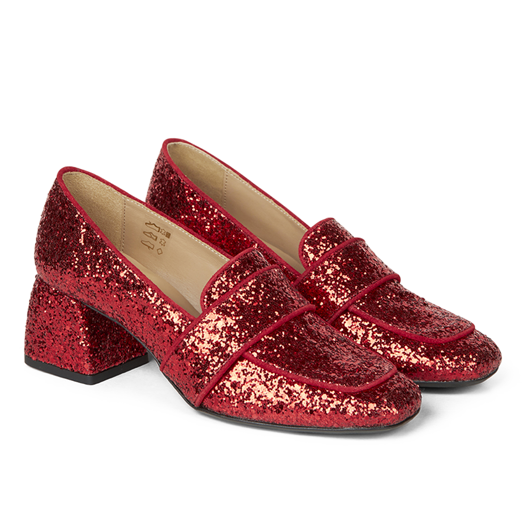 Loafer mit Absatz