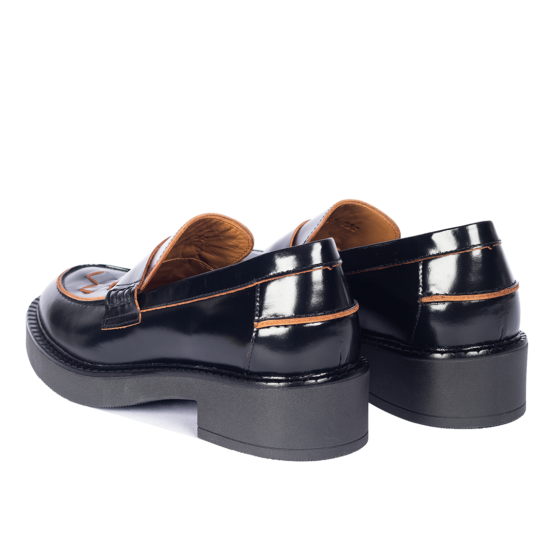 Loafer mit Flechtdetail