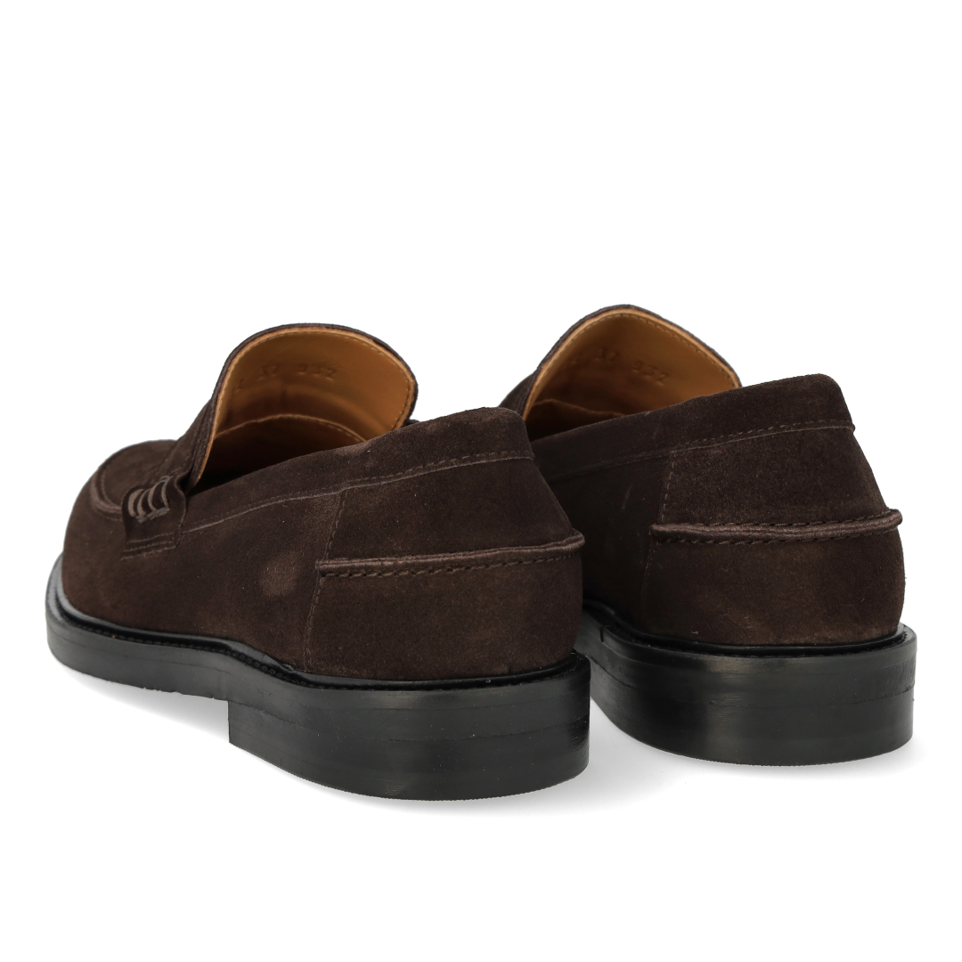 Penny-Loafer mit handgeflochtenem Detail