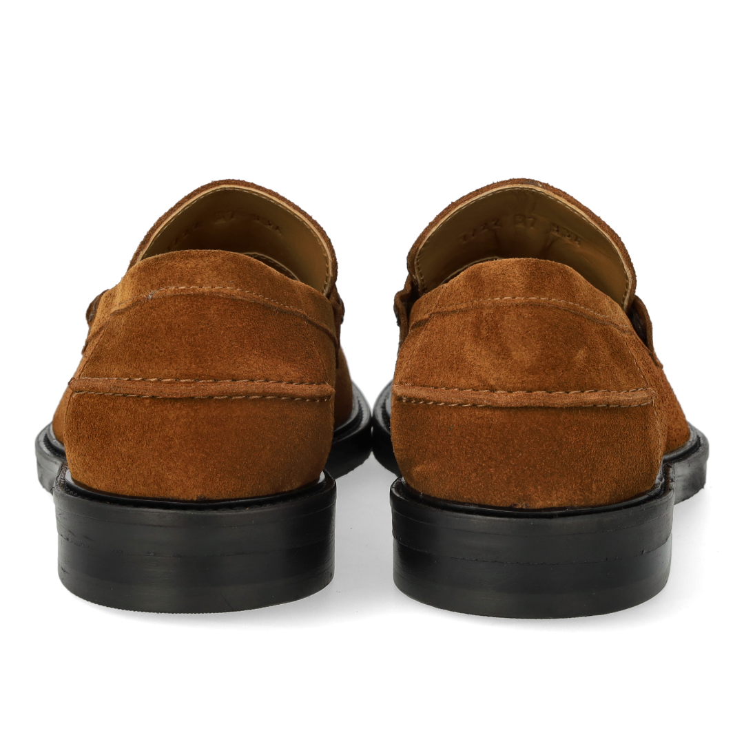 Pennyloafer mit handgeflochtenem Detail