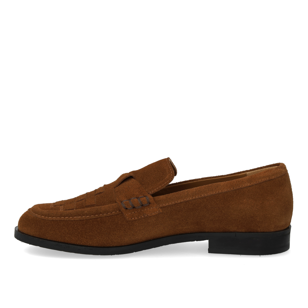 Loafer mit Flechtdetail