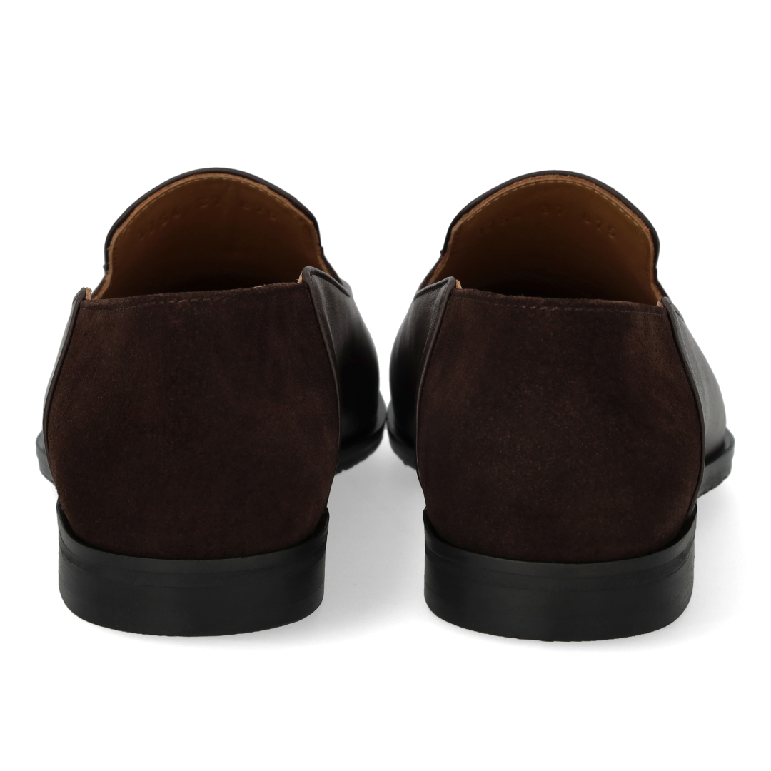 Loafer mit Veloursdetail