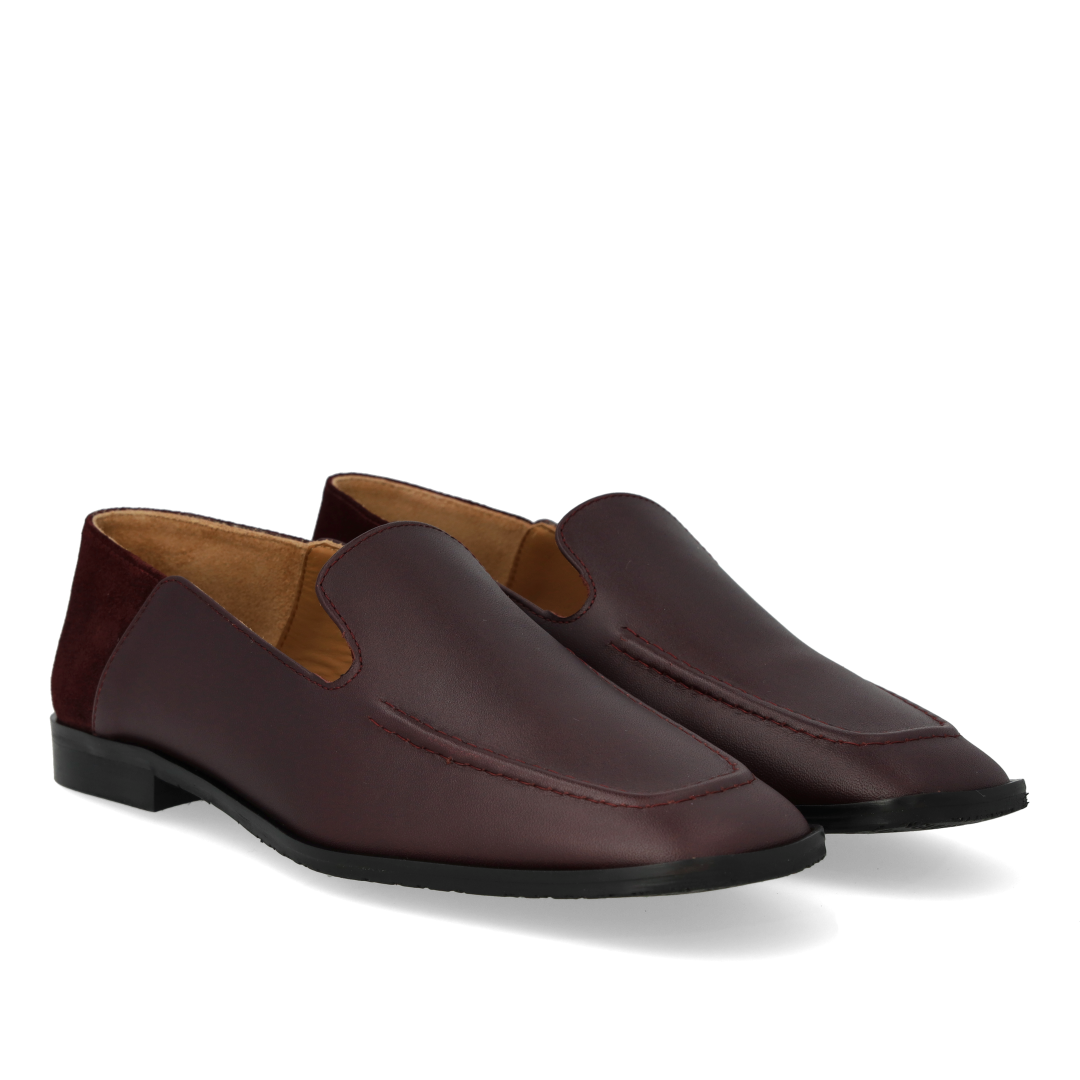 Loafer mit Veloursdetail