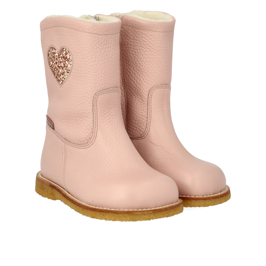 TEX-Stiefel mit Herz und Reißverschluss