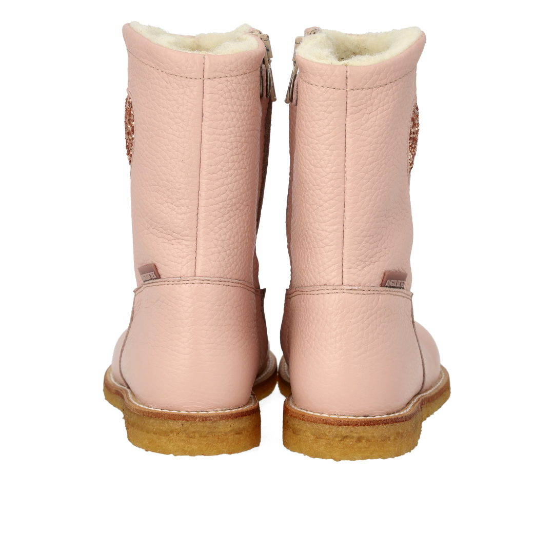 TEX-Stiefel mit Herz und Reißverschluss