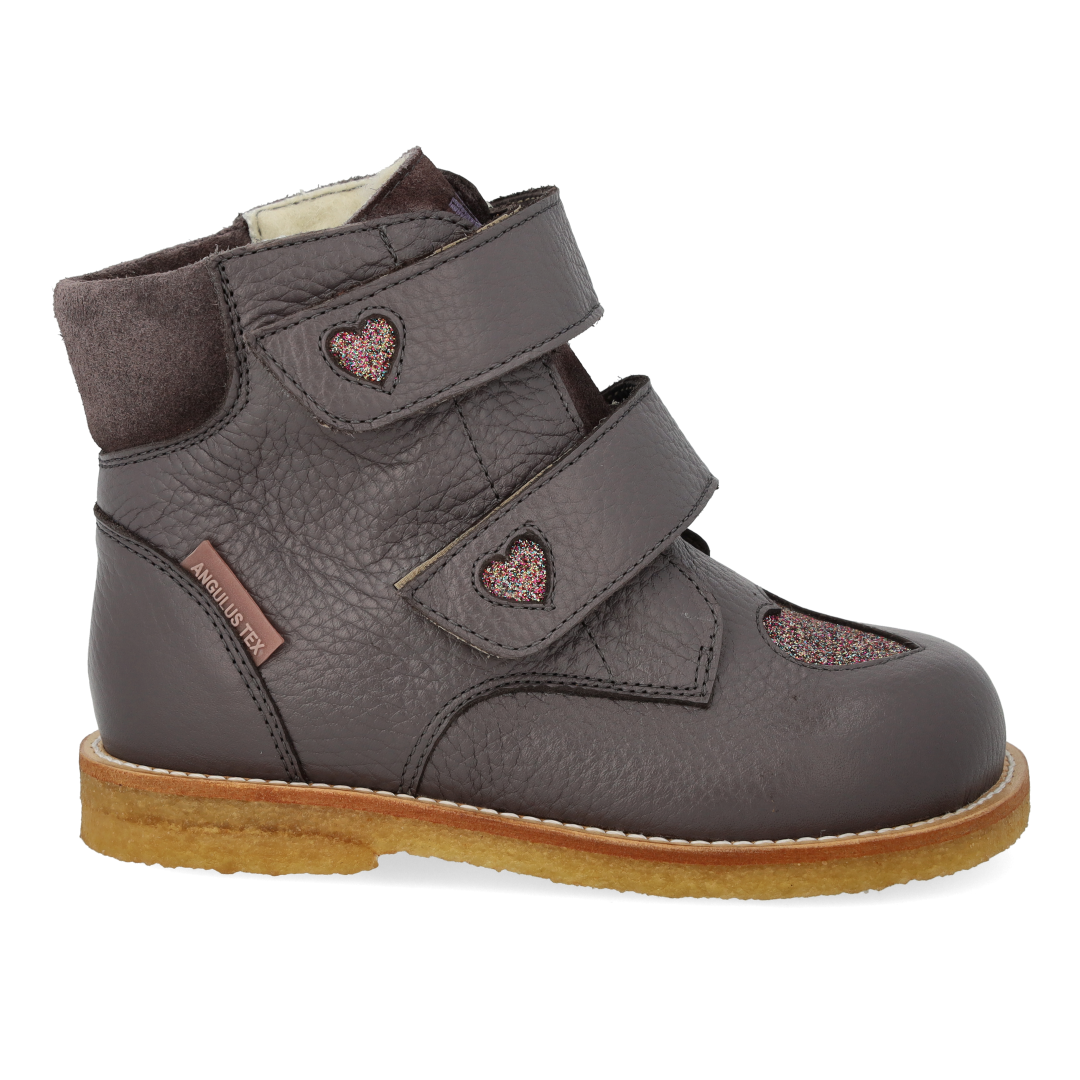 TEX-Stiefel mit funkelnden Glitzerherzen