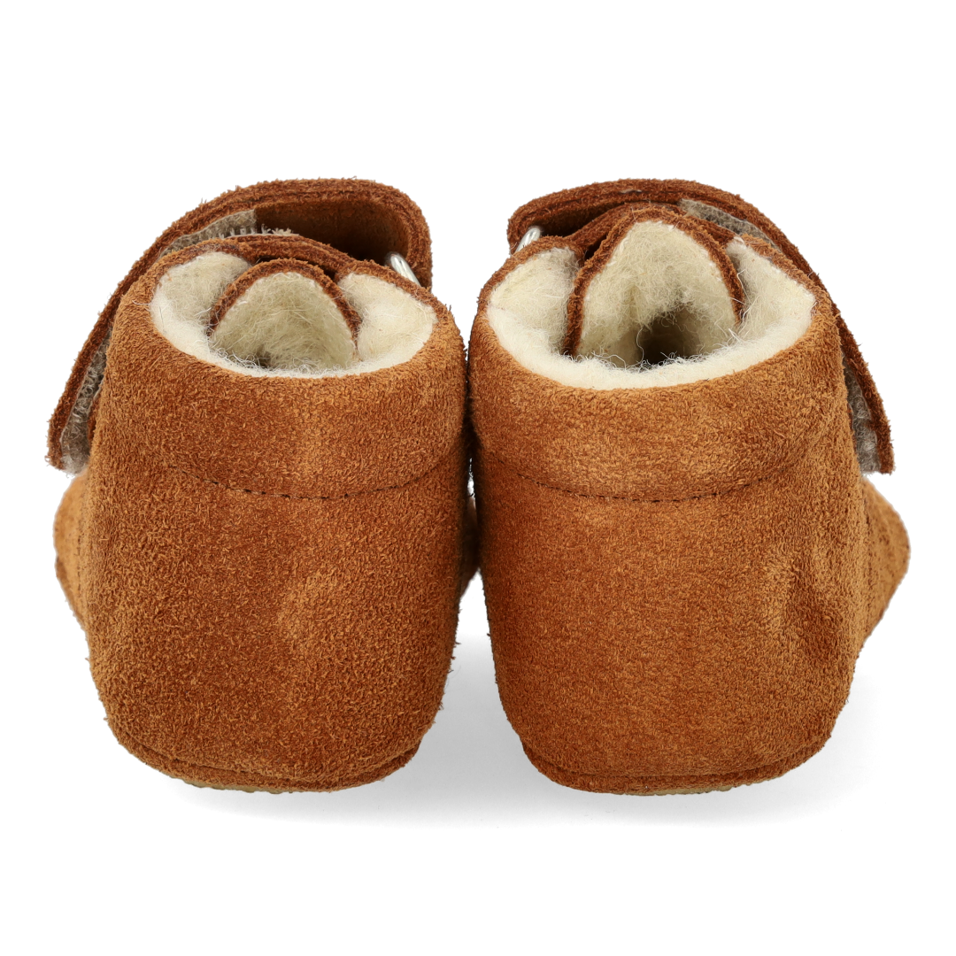 Lauflernschuh mit Marienkäfer-Stickerei