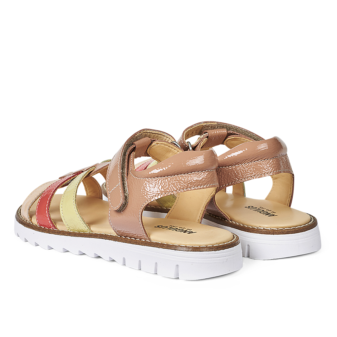 Sandale mit T-Riemen und Klettverschluss