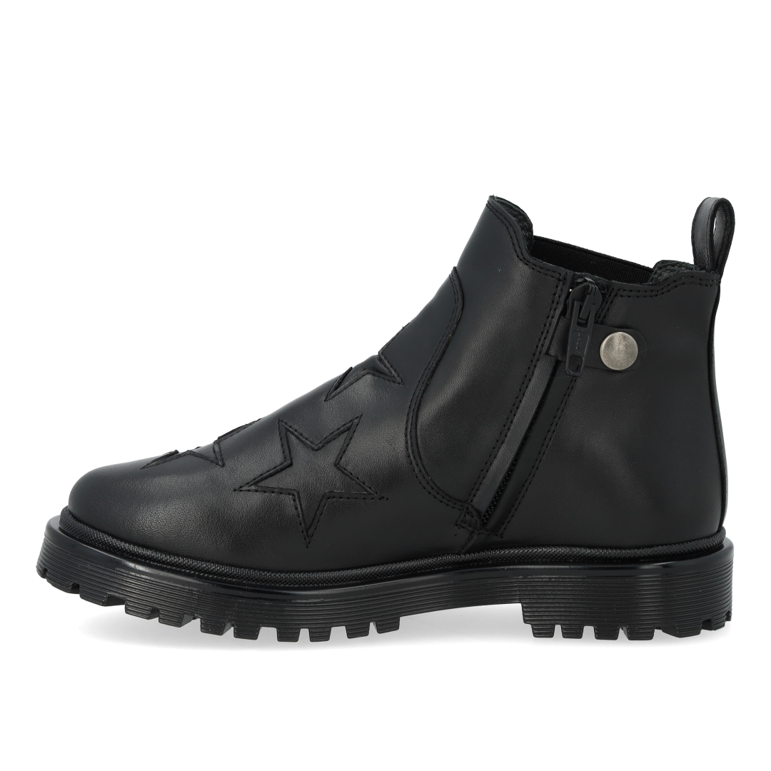 Chelsea-Stiefel mit sternförmigem Cut-out-Muster