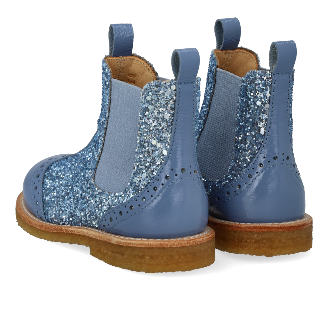 Chelsea-Stiefel mit Brogue-Lochmuster