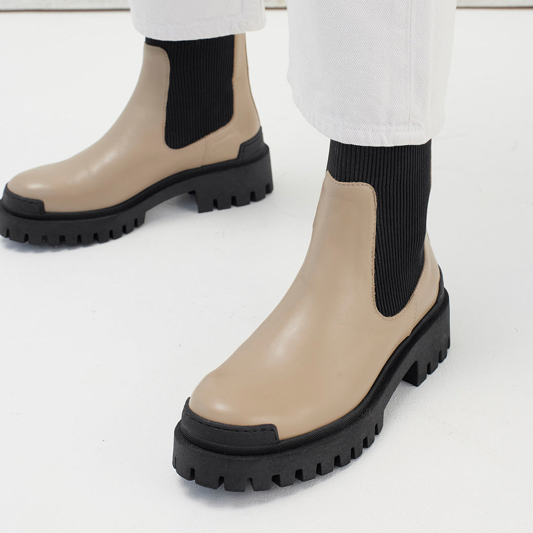 Chelsea-Stiefel mit Gummizug