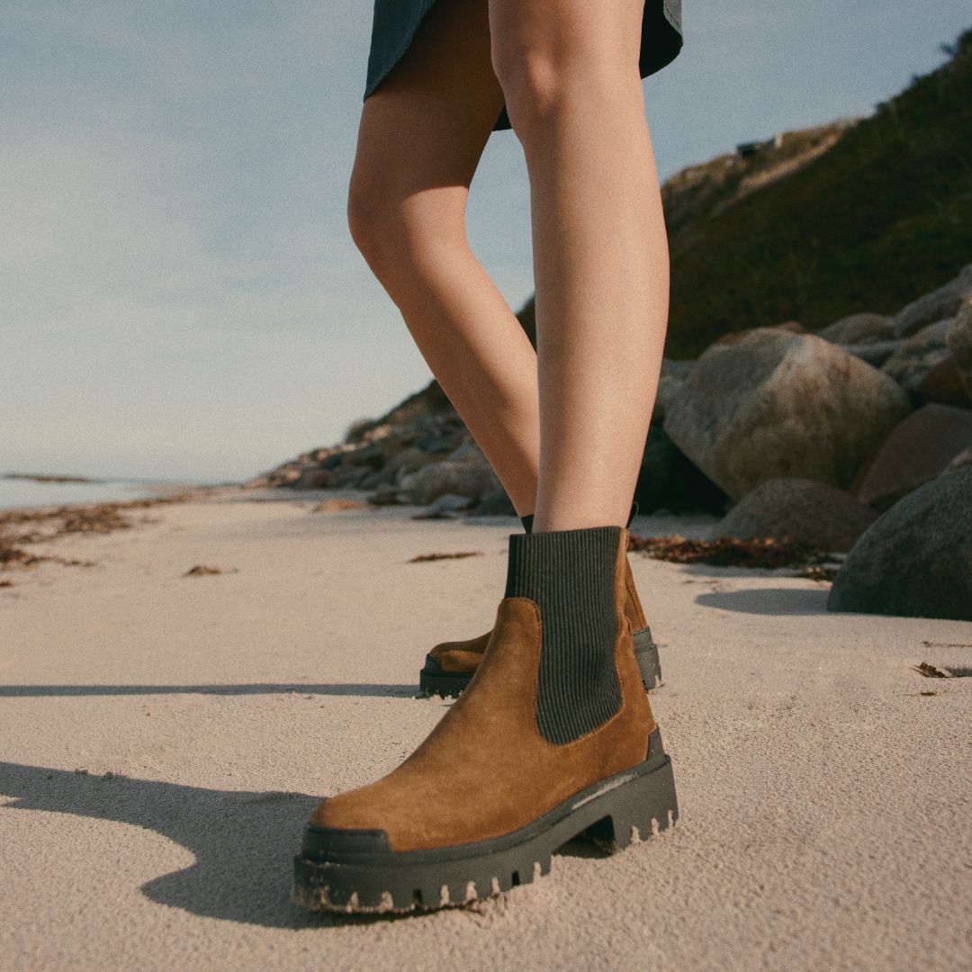 Chelsea-Stiefel mit Gummizug