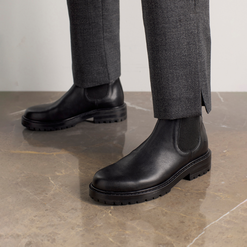 Chelsea-Stiefel mit Elastikeinsatz