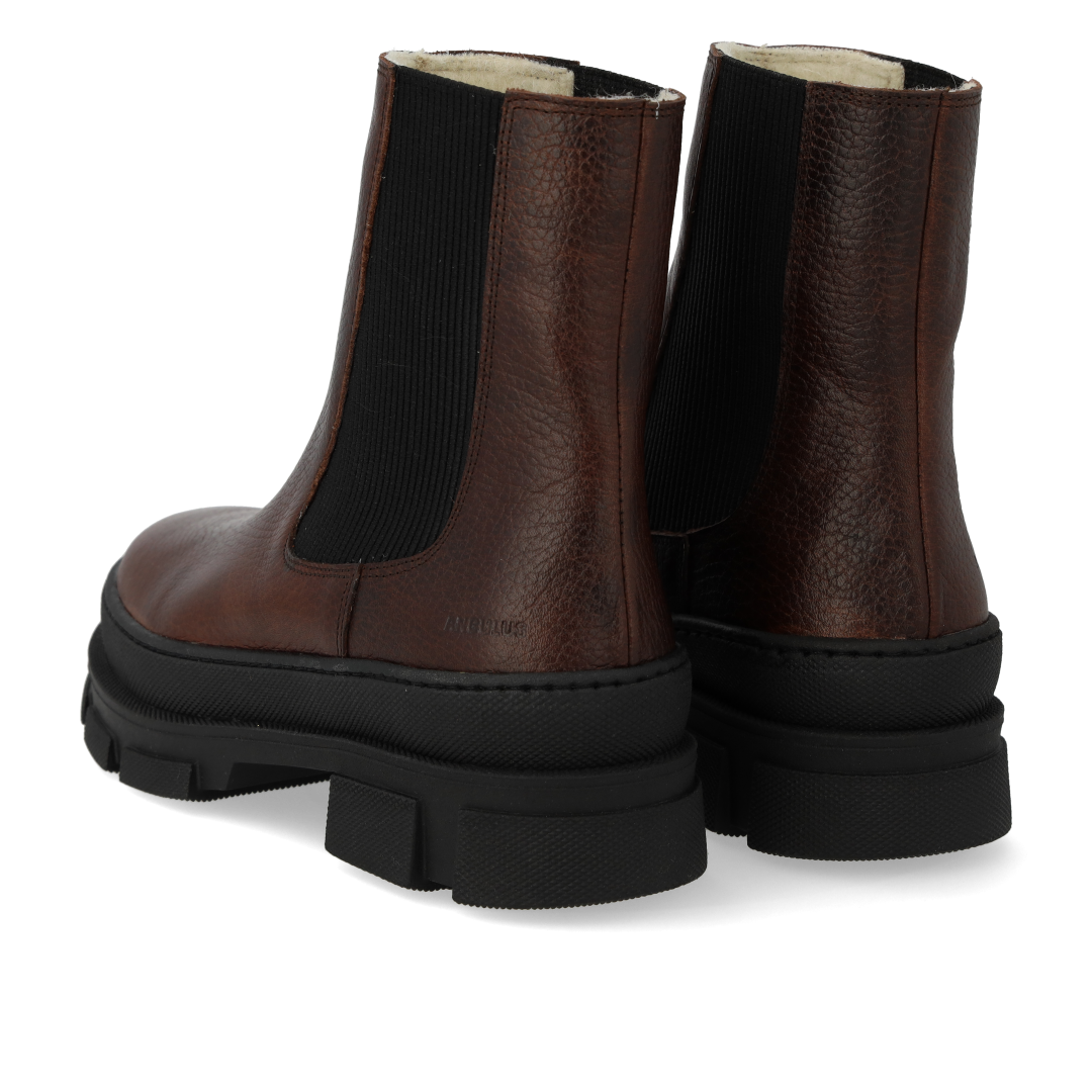 Chelsea-Stiefel mit Wollfutter