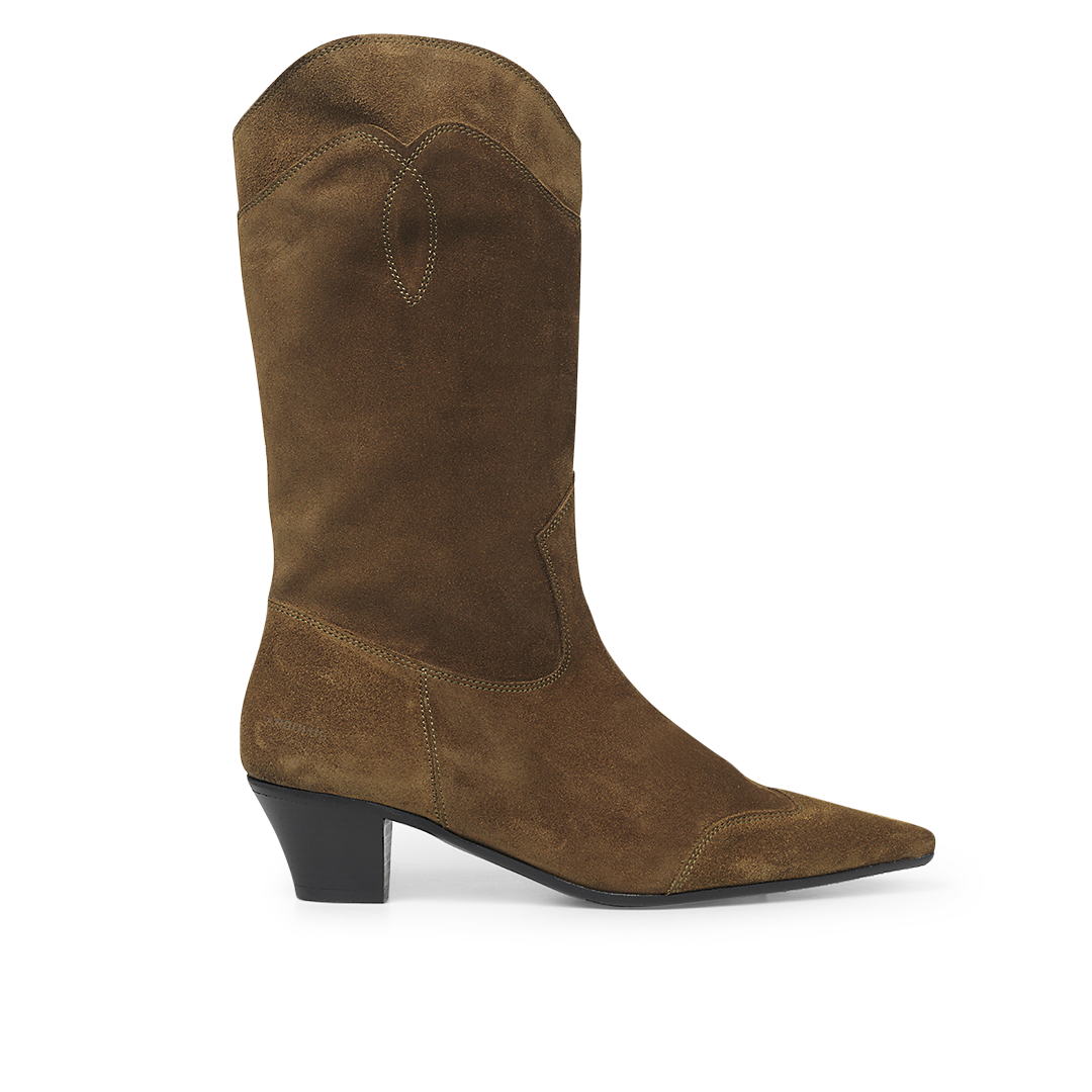Cowboystiefelette mit Reißverschluss