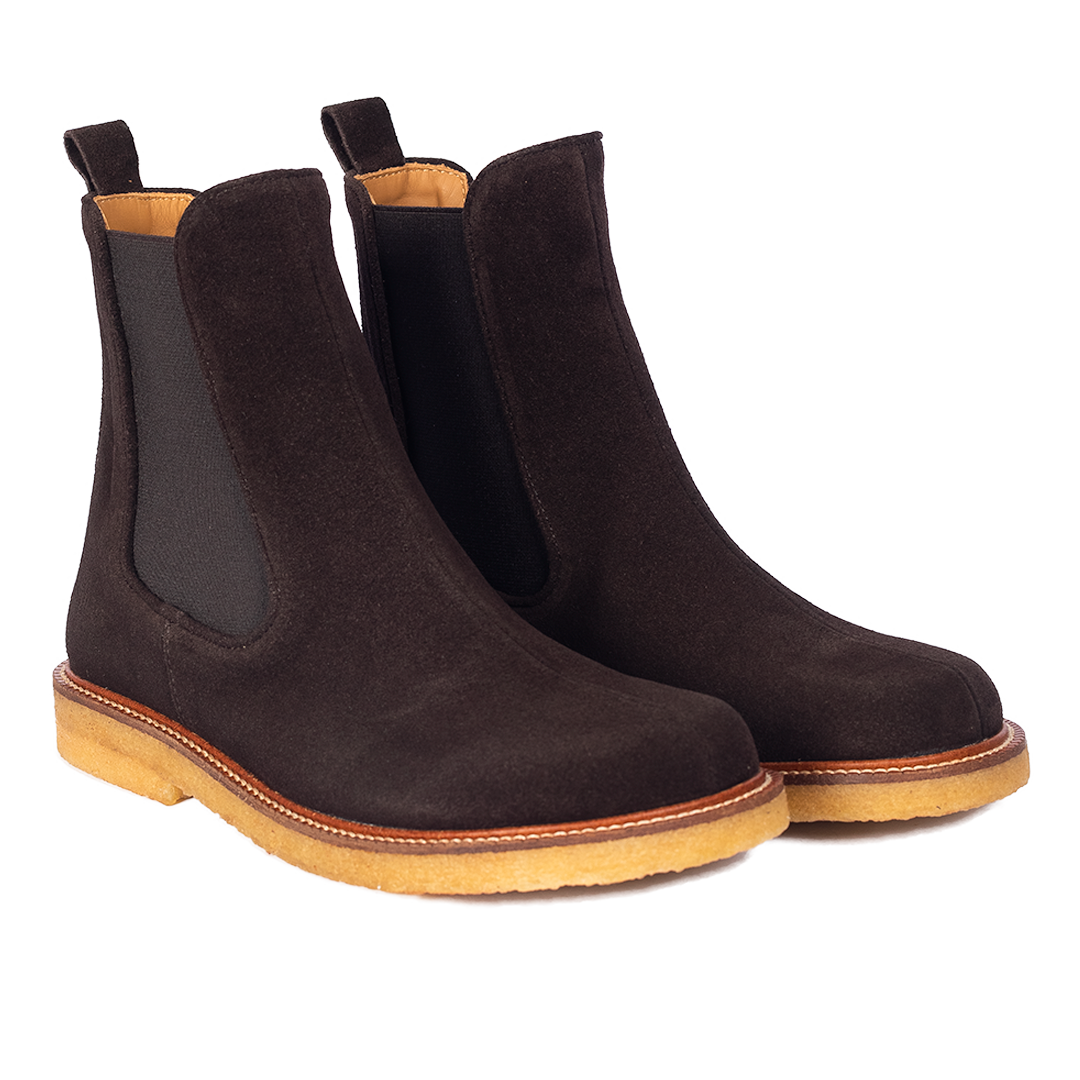 Chelsea-Stiefel mit zentrierter Ziernaht