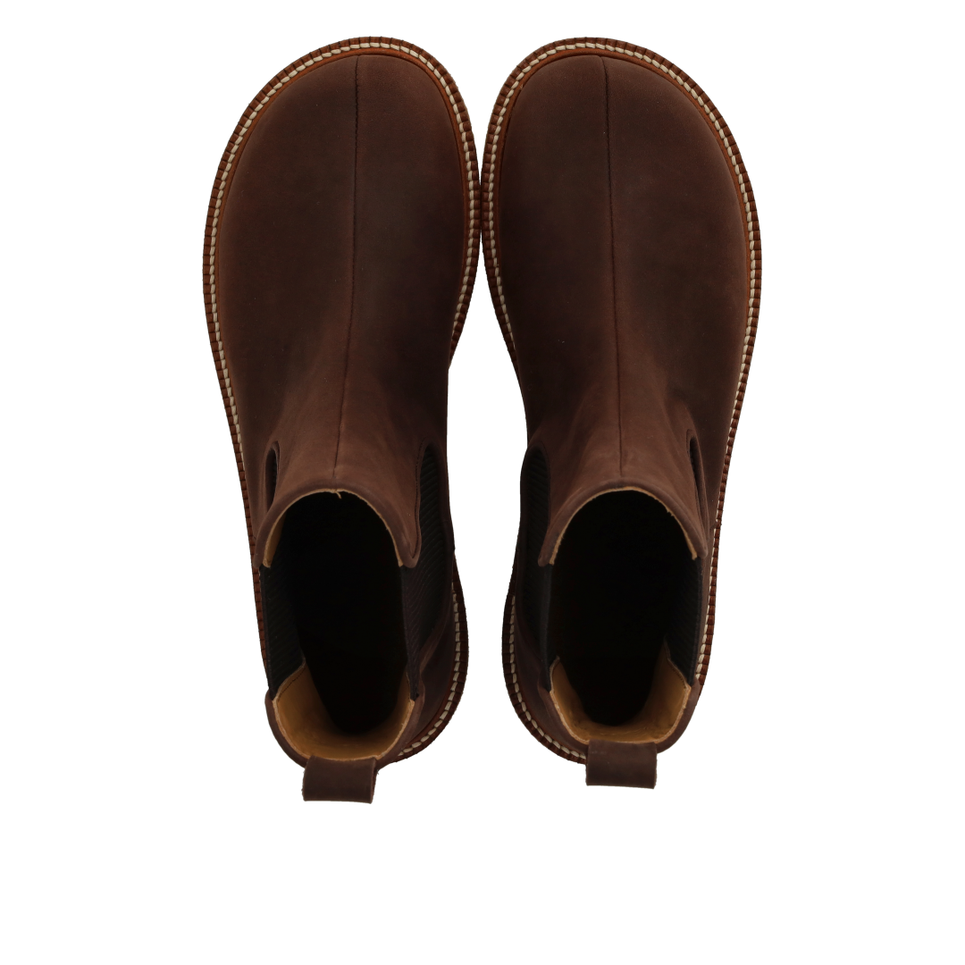 Chelsea-Stiefel mit zentrierter Steppnaht