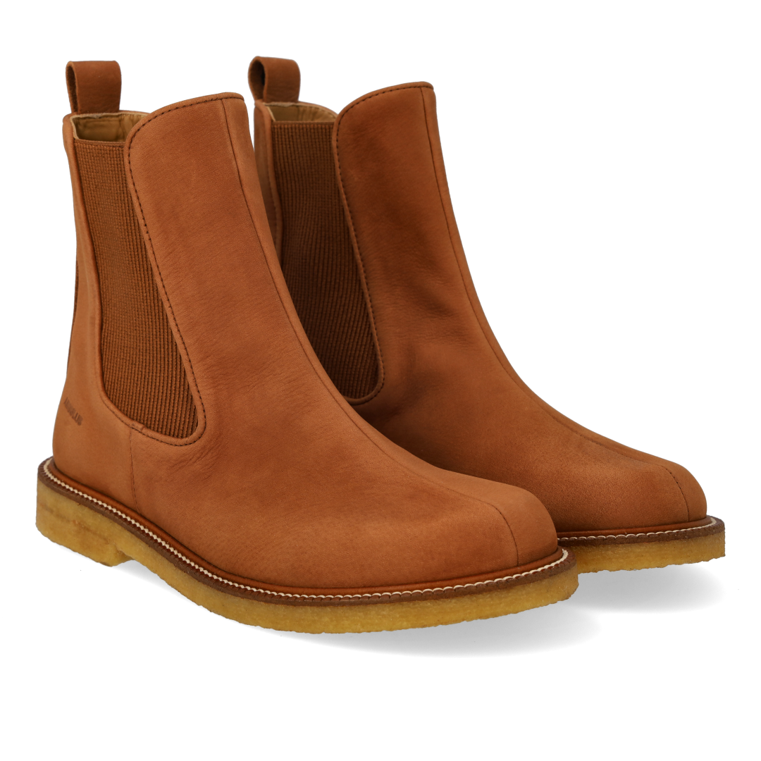Chelsea-Stiefel mit zentrierter Steppnaht