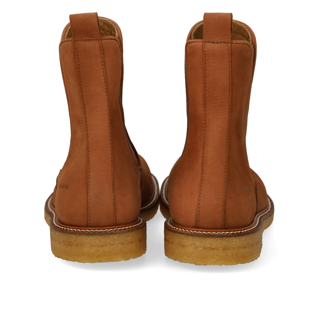 Chelsea-Stiefel mit zentrierter Steppnaht