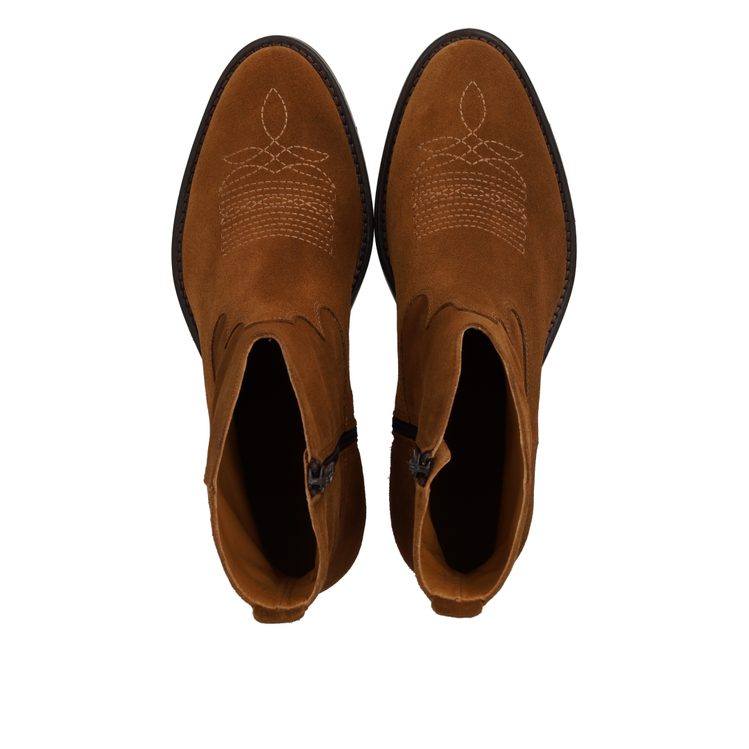 Cowboystiefel mit dekorativen Ziernähten
