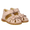 Anfängersandale mit Schleife und Klettverschluss