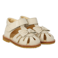 Anfänger-Sandale mit Schleife und Klettverschluss