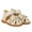 Anfänger-Sandale mit Schleife und Klettverschluss