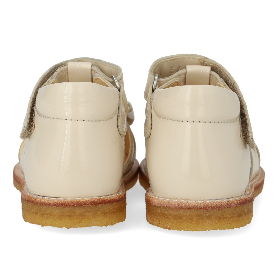 Anfänger-Sandale mit Schleife und Klettverschluss