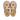 Lauflernsandale mit Herz und Klettverschluss