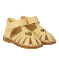 Sandale mit Herz, Glitzer und Klettverschluss