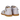 Sandale mit Herz, Glitzer und Klettverschluss