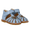 Herz-Sandale mit Glitzer und Klettverschluss