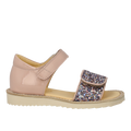 Sandale mit funkelndem Glitzerdetail