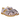 Sandalette mit Glitzerschleife und Klettverschluss