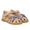 Sandalette mit Glitzerschleife und Klettverschluss