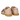 Sandalette mit Glitzerschleife und Klettverschluss
