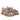 Anfängersandale mit Glitzerschleife und Klettverschluss