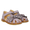 Anfängersandale mit Glitzerschleife und Klettverschluss