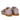 Anfängersandale mit Glitzerschleife und Klettverschluss