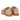 Anfängersandale mit Glitzerschleife und Klettverschluss