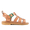 Sandale mit Schnalle und Kontrastdetails