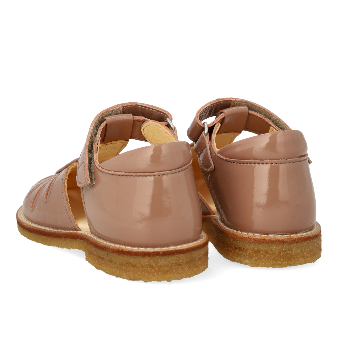 Sandalette mit Tropfen-Detail in funkelndem Glitzer