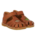 Sandale mit Dino-Stickerei und geschlossener Spitze