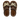 Sandale mit Schmetterling und doppeltem Klettverschluss