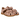 Sandale mit geschlossener Spitze und Schleife