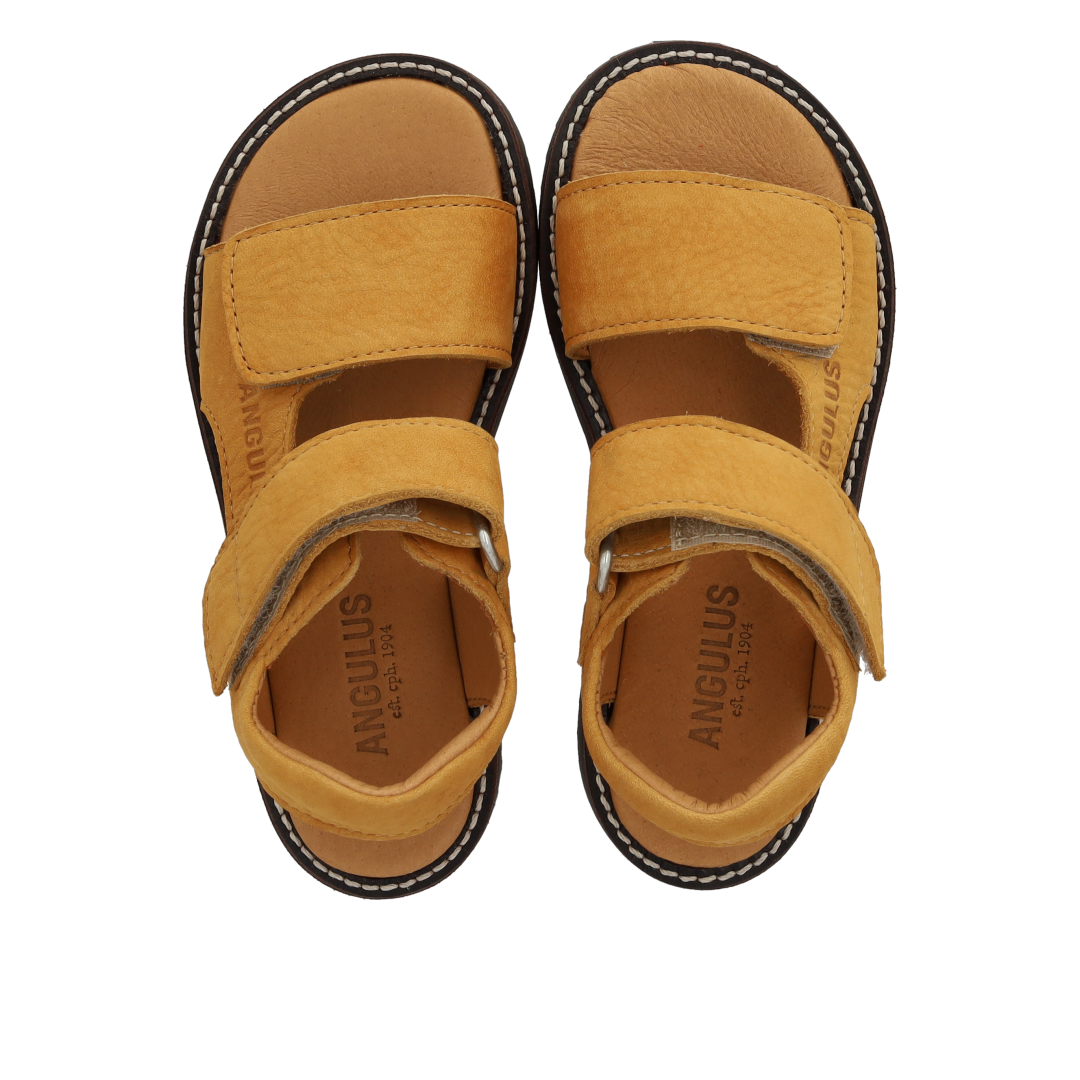 Sandalette mit offener Zehenpartie und doppeltem Klettverschluss