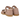 Sandale mit offener Spitze und doppeltem Klettverschluss