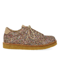 Sneaker mit Glitzer auf Plateausohle